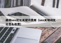 郴州seo优化关键词费用（seo关键词优化怎么收费）